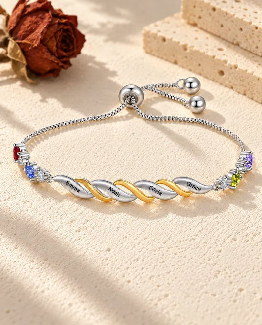Graverat Armband till Mamma - framifrån