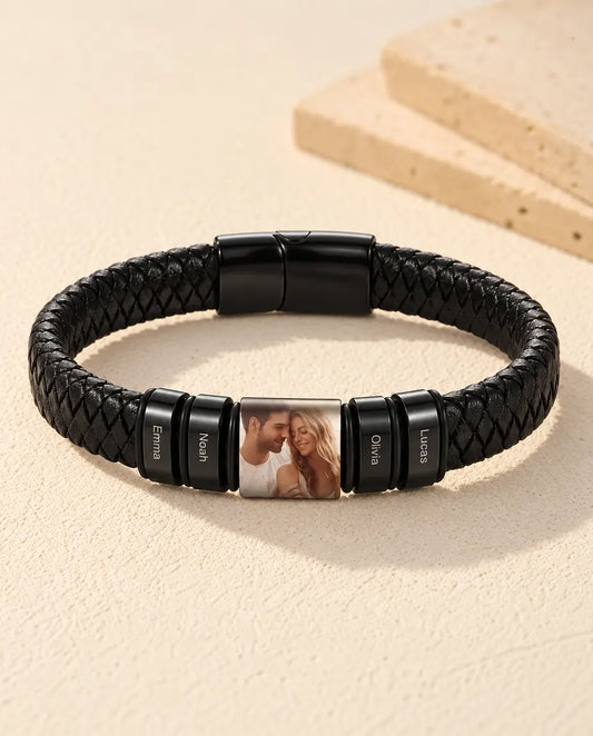 Armband Herr med Bild - framifrån