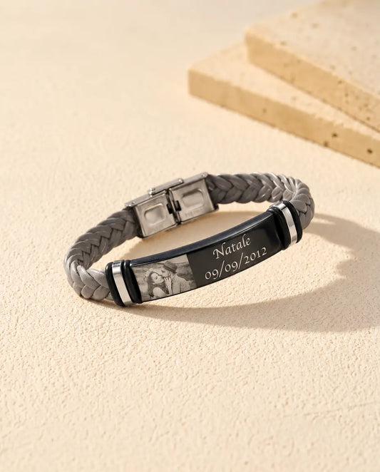 Armband Herr med Bild - framifrån