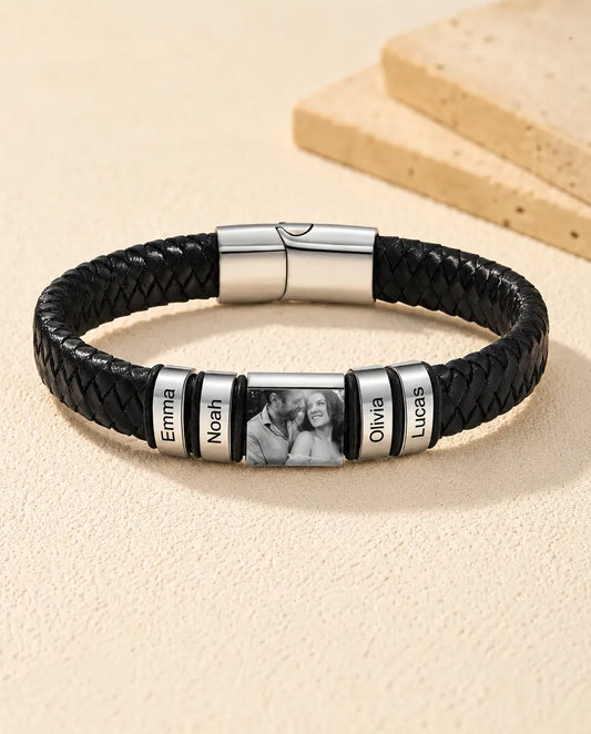 Graverat Armband Herr - framifrån