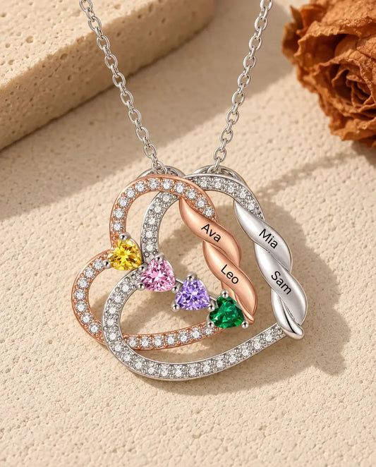 Graverat Halsband med 2 - liggande