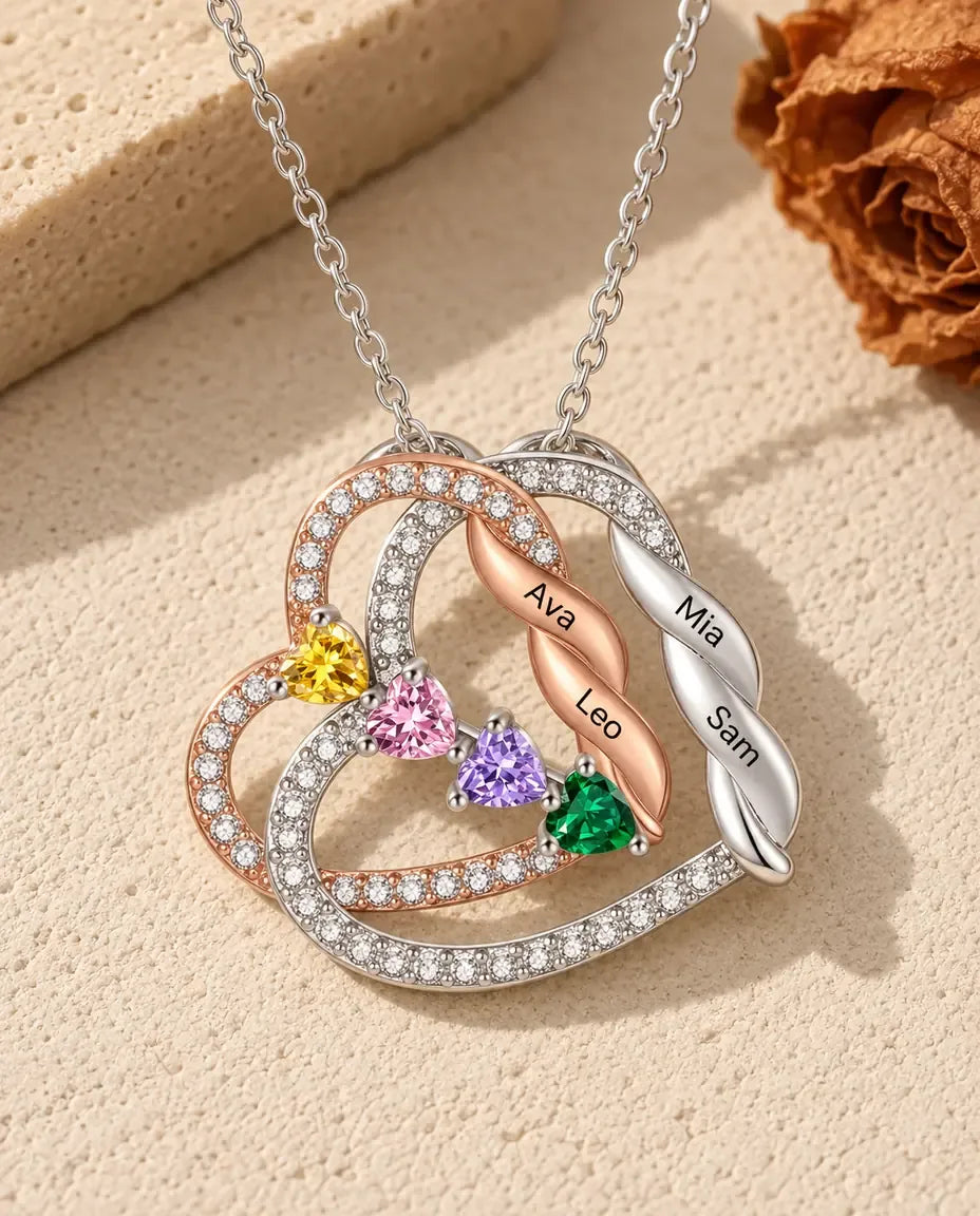 Graverat Halsband med 2 - liggande