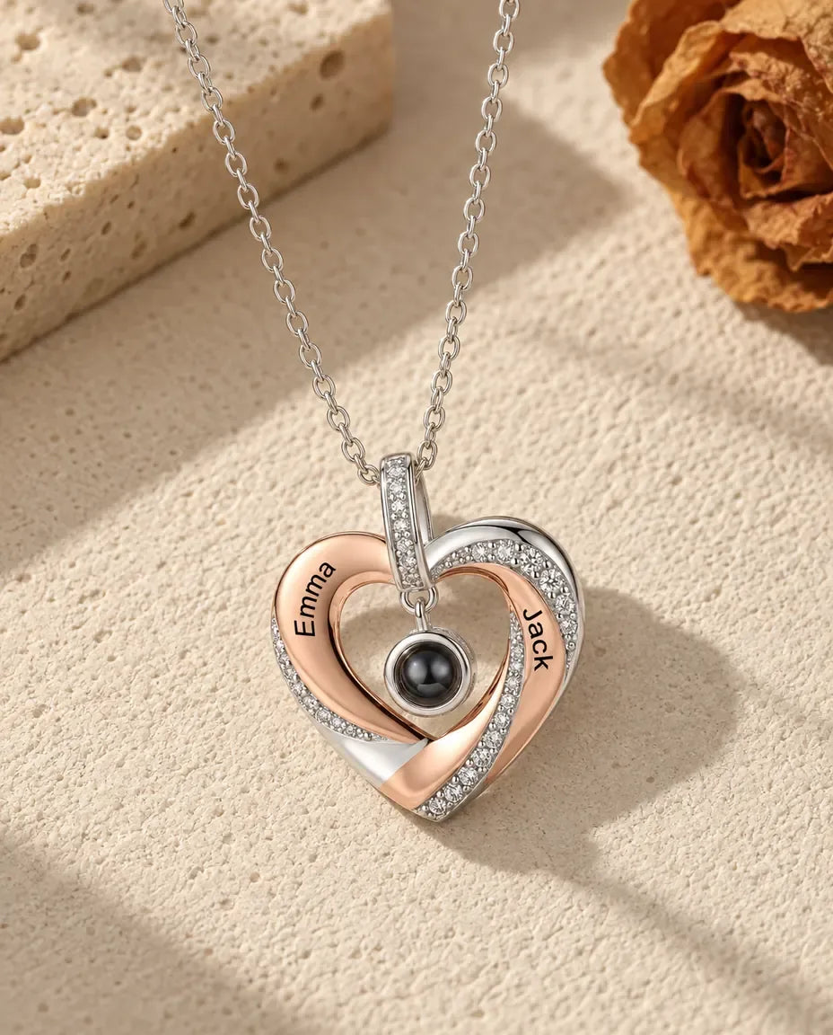 Halsband med Bild Inuti - liggande